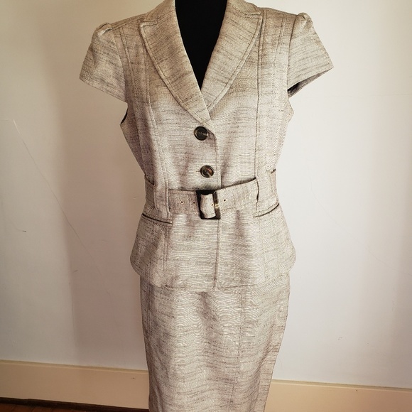 Nine West Dresses & Skirts - Sz 12 Nine West grey with black skirt suit